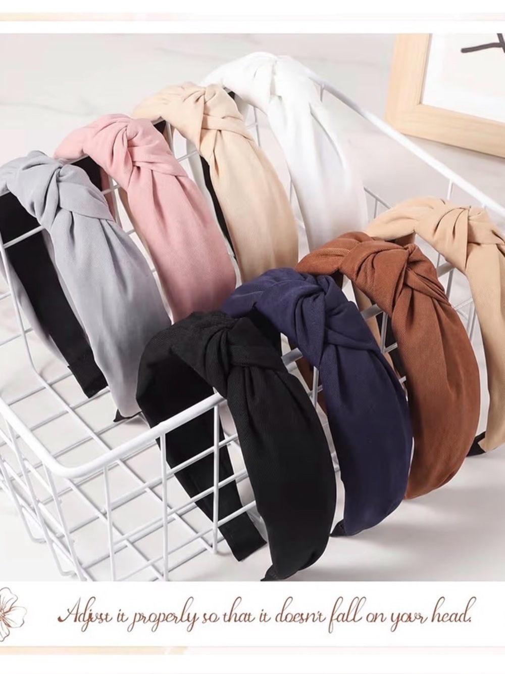 Knot Twist Fabric Headband - Multi-Color Set